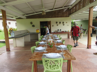 Dining room at Canopy Camp