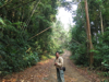 Local guide on the trail.